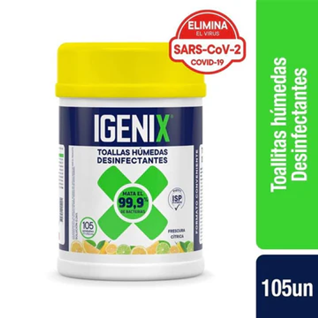 Toallitas Desinfectantes Igenix 105u 1