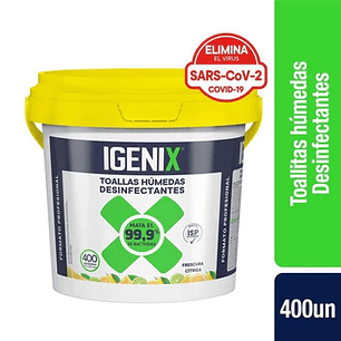 Toallitas Desinfectantes Igenix 400u