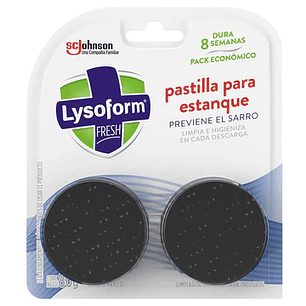 Pastilla para estanque Lysoform 2u de 40gr