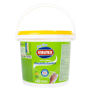 Toallitas Desinfectantes Virutex 400u - Aroma Limon