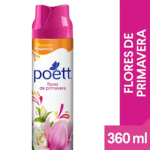Desodorante Ambiental Poett 360ml - Aroma Flores de primavera