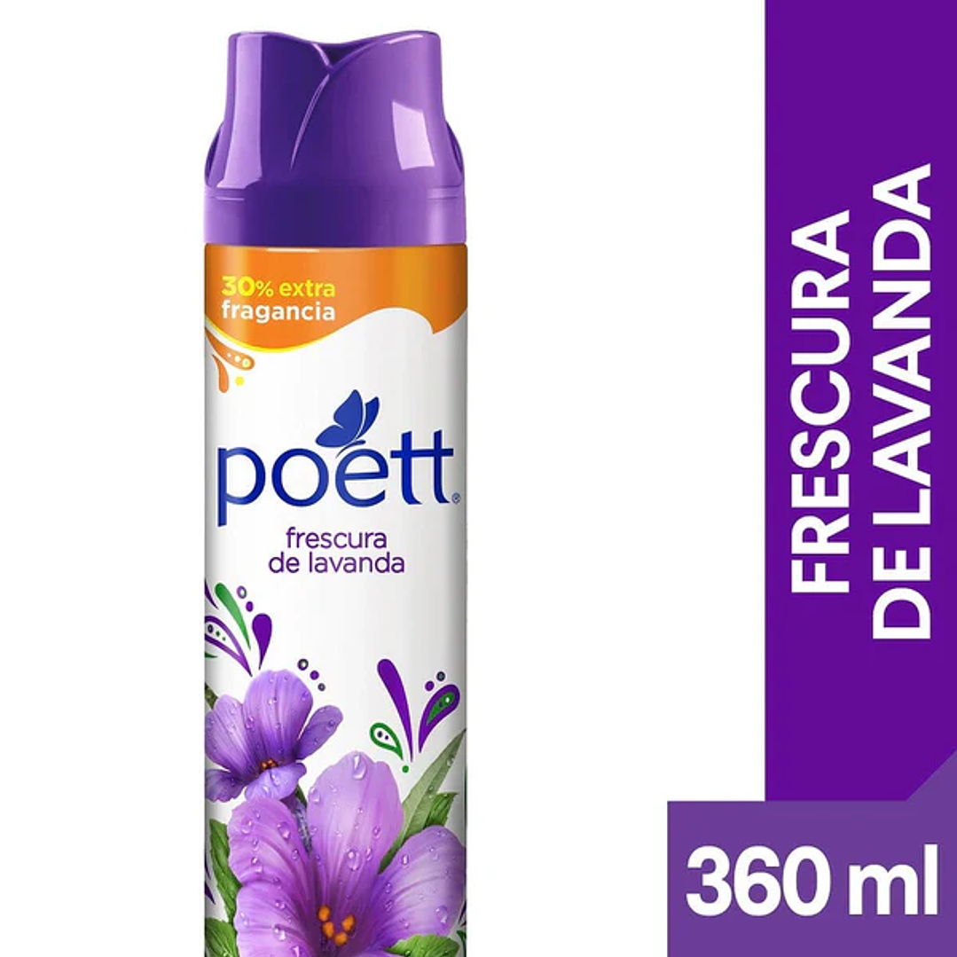 Desodorante Ambiental Poett 360ml - Aroma Lavanda 1