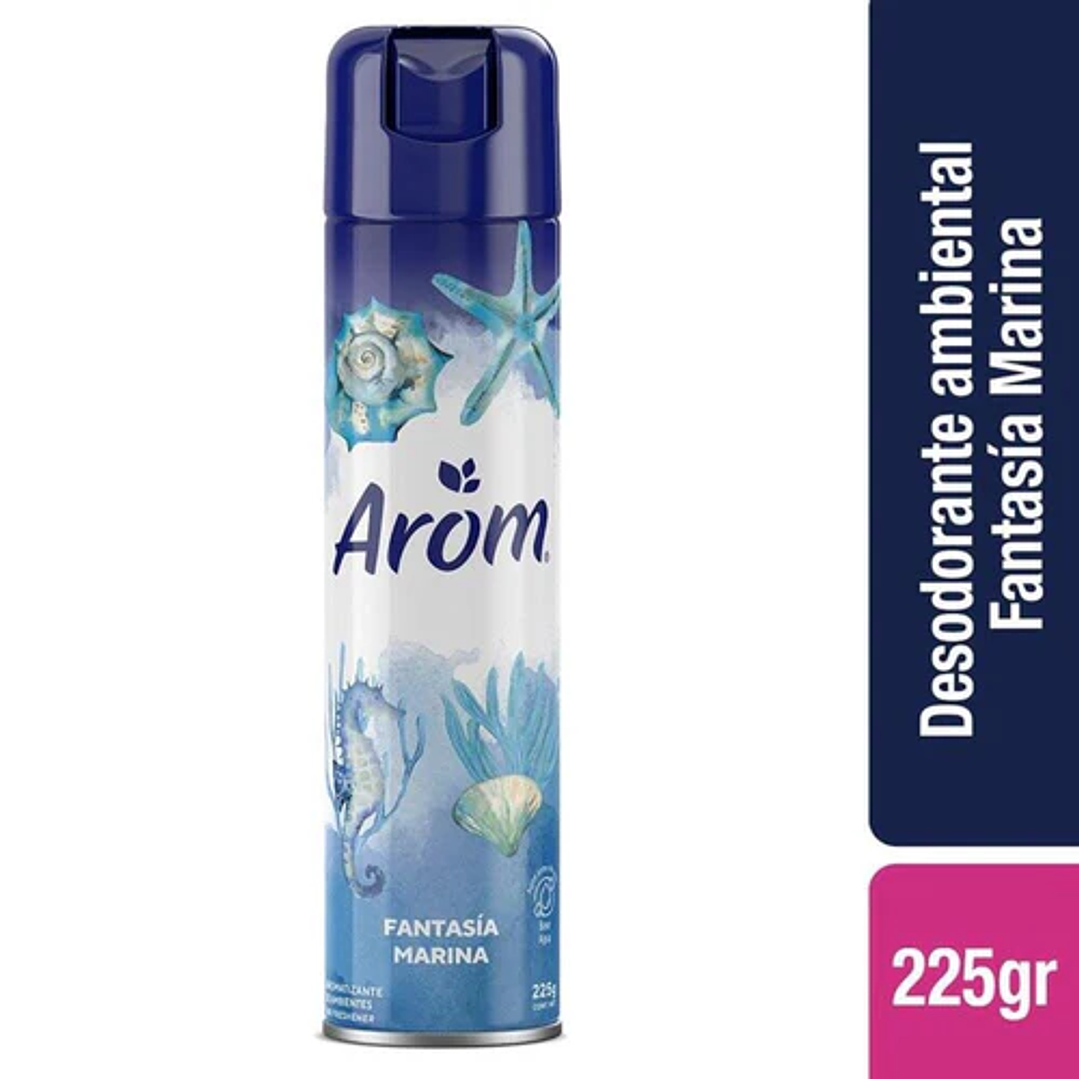 Desodorante Ambiental Arom 225gr-360ml - Aroma Fantasía Marina 1