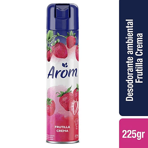 Desodorante Ambiental Arom 225gr-360ml - Aroma Frutilla