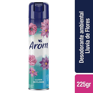 Desodorante Ambiental Arom 225gr-360ml - Aroma Lluvia de Flores