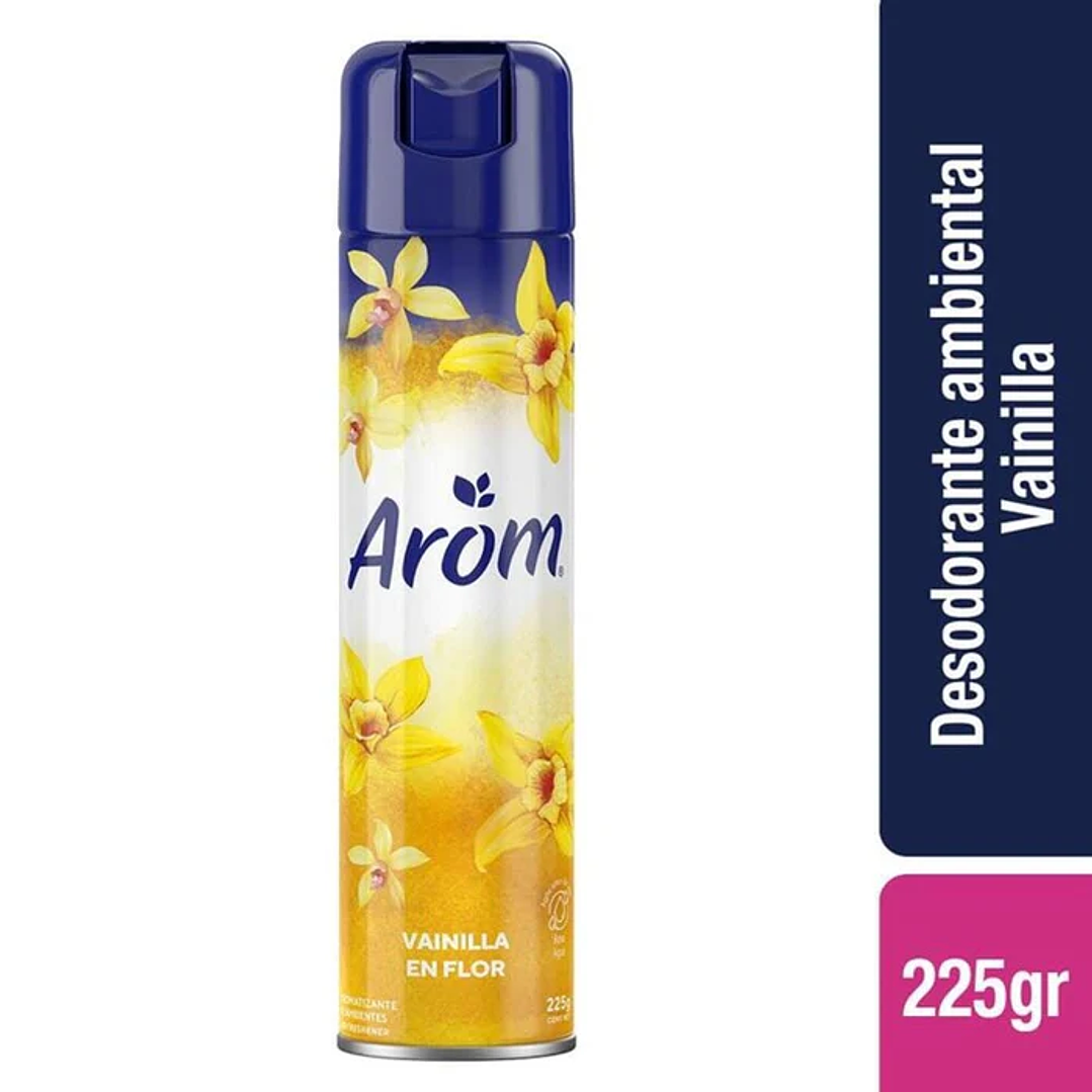 Desodorante Ambiental Arom 225gr-360ml - Aroma Vainilla 1