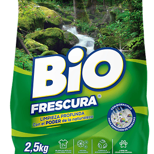 Detergente en polvo Bio Frescura 2,5kg - Aroma Bosque Nativo