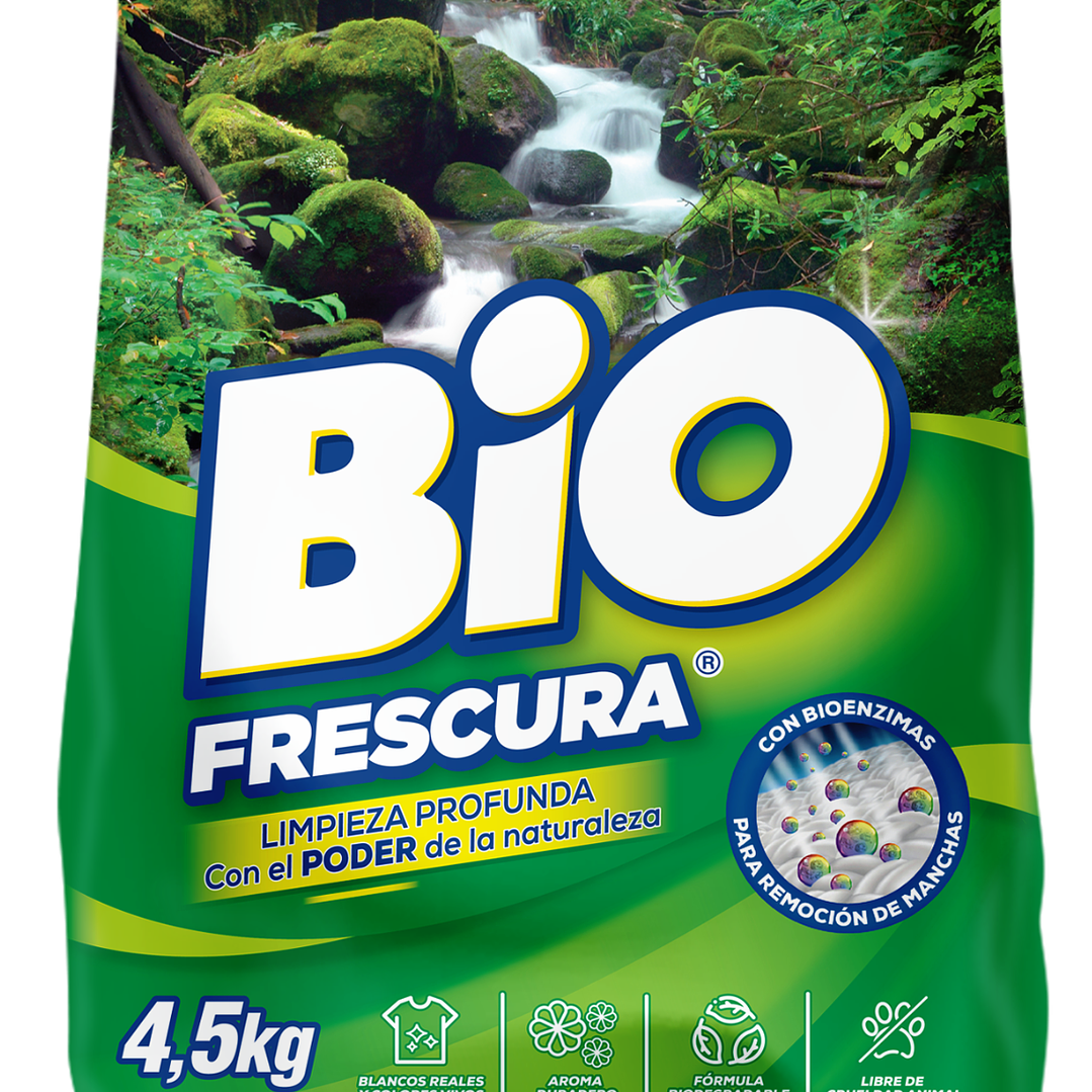 Detergente en polvo Bio Frescura 4,5kg - Aroma Bosque Nativo 1