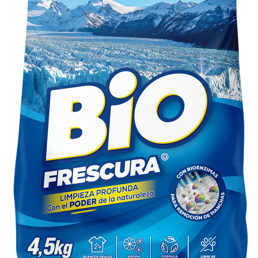 Detergente en polvo Bio Frescura 4,5kg - Aroma Campos de Hielo 1
