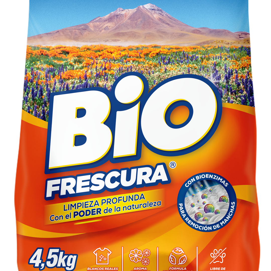Detergente en polvo Bio Frescura 4,5kg - Aroma Desierto Florido 1