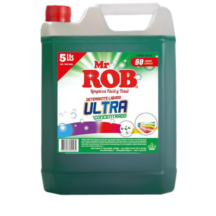 Detergente Mr. Rob Ultra Concentrado - 5lts 1