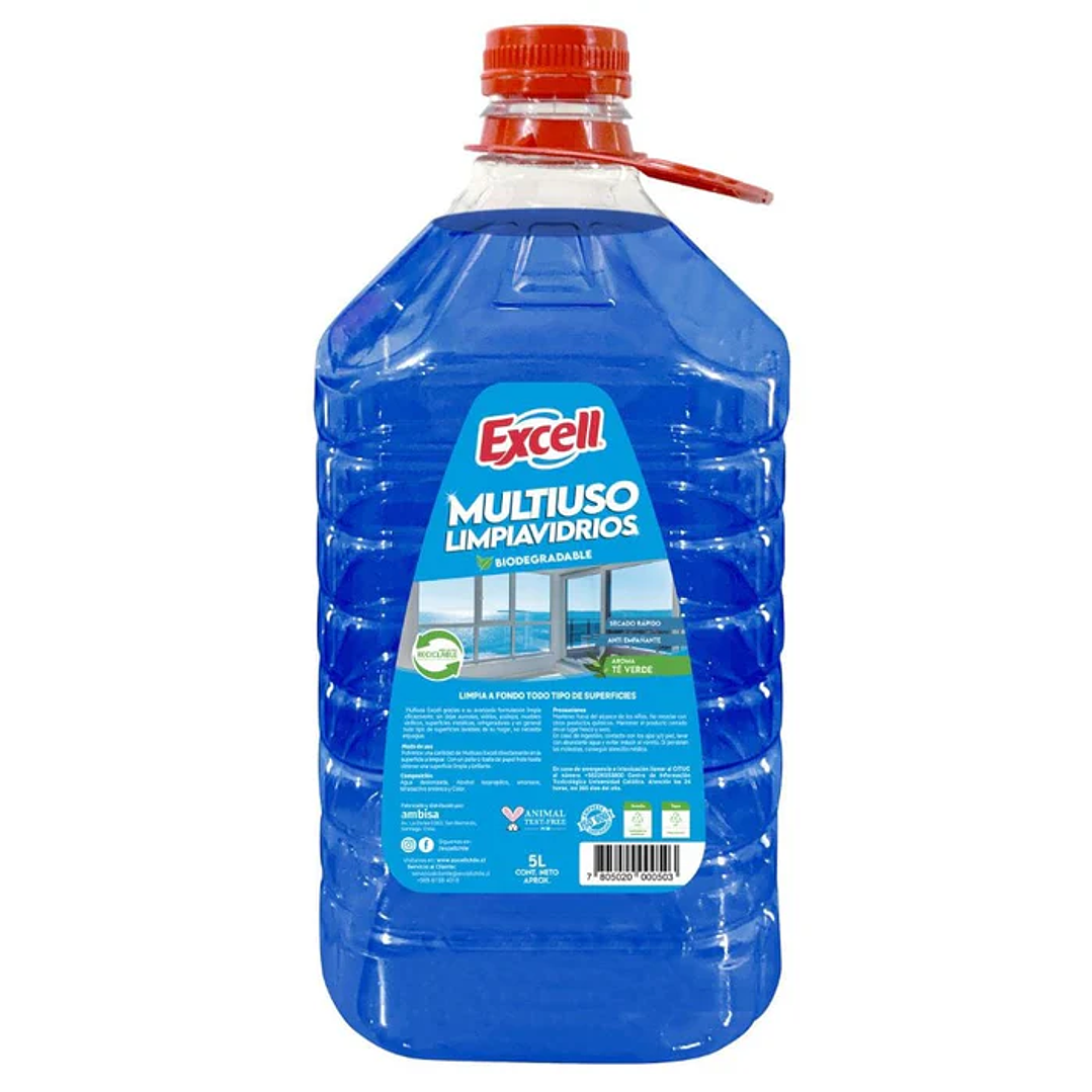 Limpia Vidrios Multiuso Excell 5 Lts 1