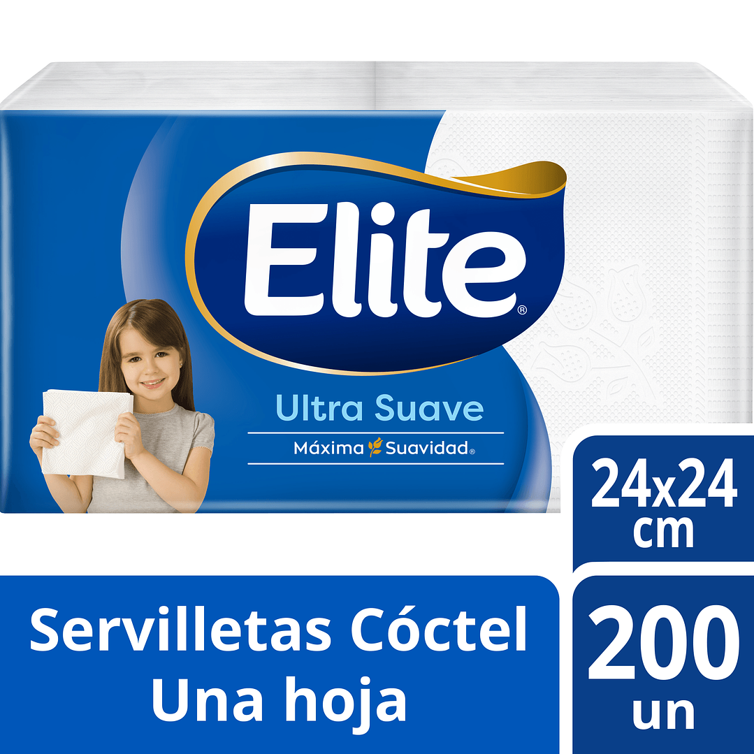 Servilletas Elite Cóctel 200 un 1