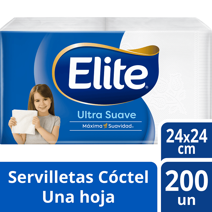 Servilletas Elite Cóctel 200 un 1