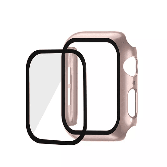 Protector Carcasa Con Vidrio Para Apple Watch 45mm / Serie 7