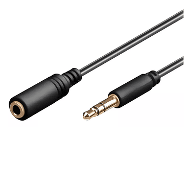 Cable De Audio Alargador Auxiliar Jack 3.5mm 1.5Metros
