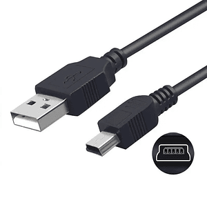 Cable Mini USB a USB V3 1.5M Para Control Ps3 GPS Garmin