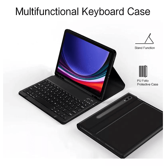 Funda con Teclado para Samsung Galaxy Tab S9 11 inch / S9 FE 10.9 inch  - Image 5