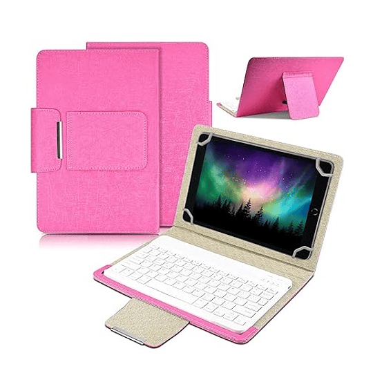 Carcasa Funda Universal Con teclado Para Tablet de 9.6 hasta 10.6