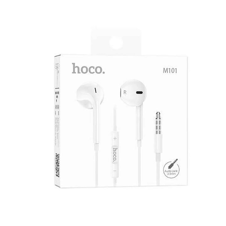 Audífonos con cable Tipo C / Hoco M101 Crystal joy 2