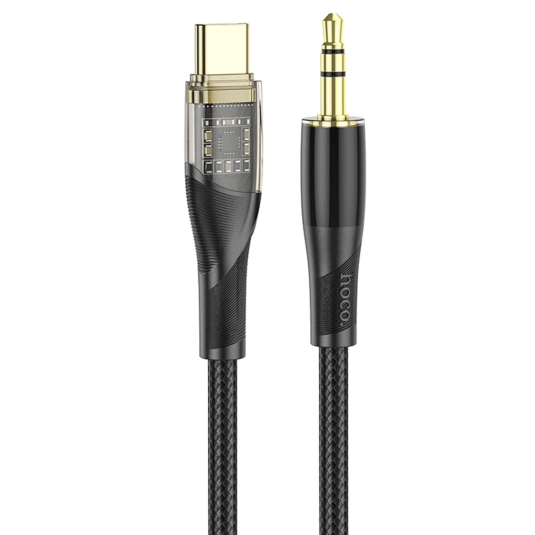Cable de Audio Hoco UPA25 Transparent Discovery Tipo C 1