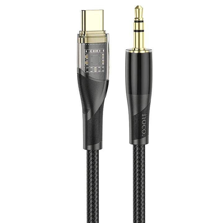 Cable de Audio Hoco UPA25 Transparent Discovery Tipo C 1