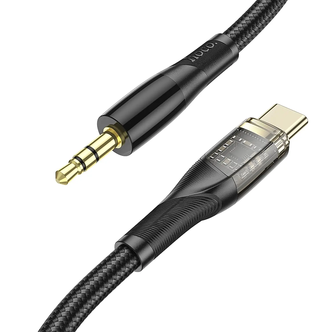 Cable de Audio Hoco UPA25 Transparent Discovery Tipo C 2