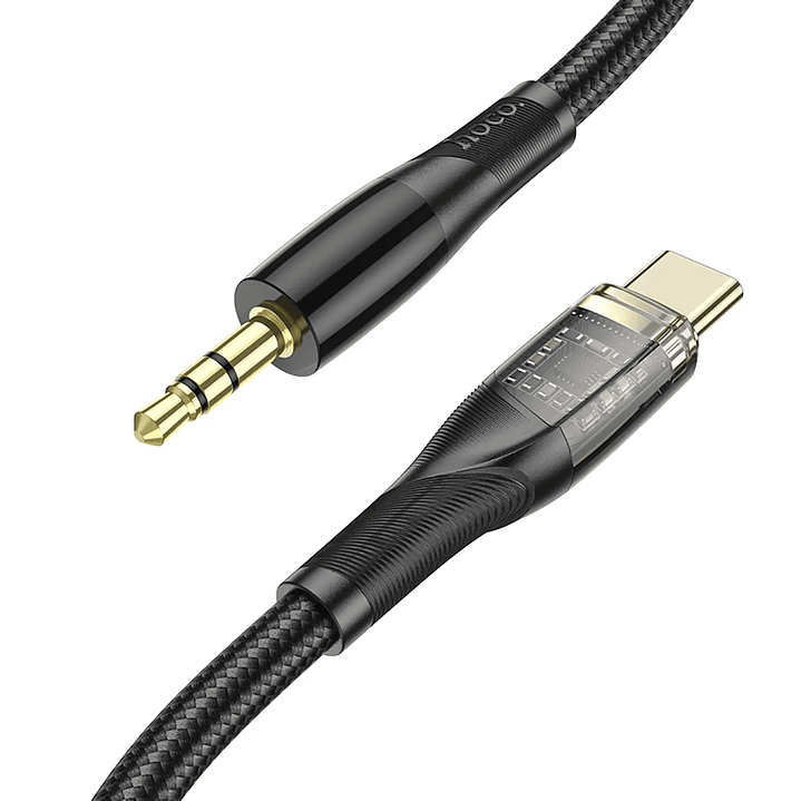 Cable de Audio Hoco UPA25 Transparent Discovery Tipo C 2