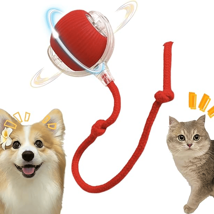Pelota Giratoria Interactiva jueguete Para Mascotas Perro / Gato 3