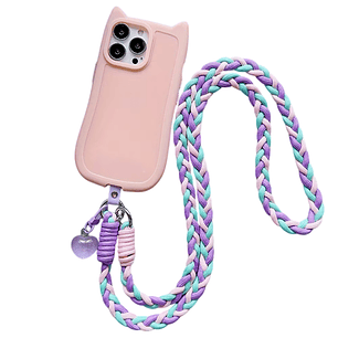 Colgante Para Telefono Largo Trenzado