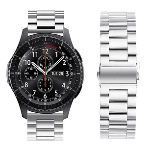 Correa Acero Inoxidable Para Huawei Gt3 Gt4 Gt5 Gt6 De 22mm