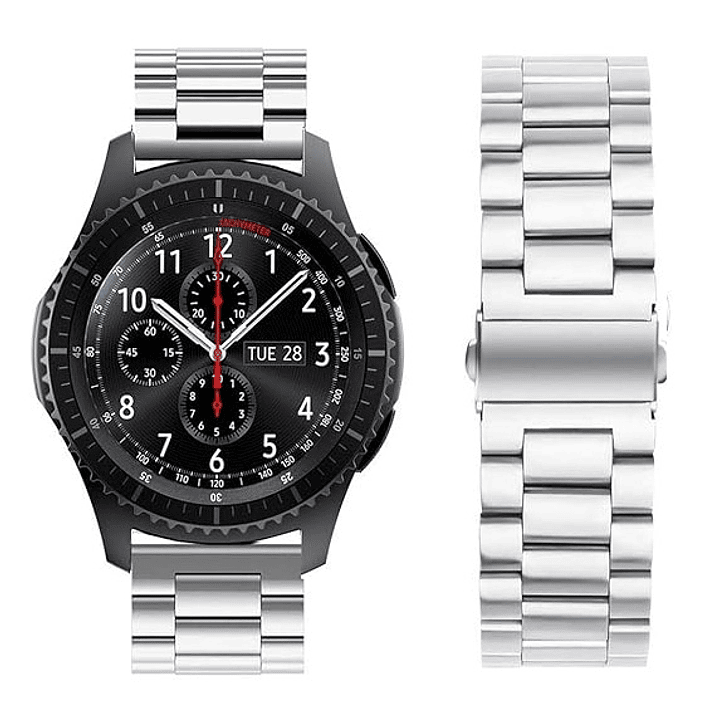 Correa Acero Inoxidable Para Huawei Gt3 Gt4 Gt5 Gt6 De 22mm 1