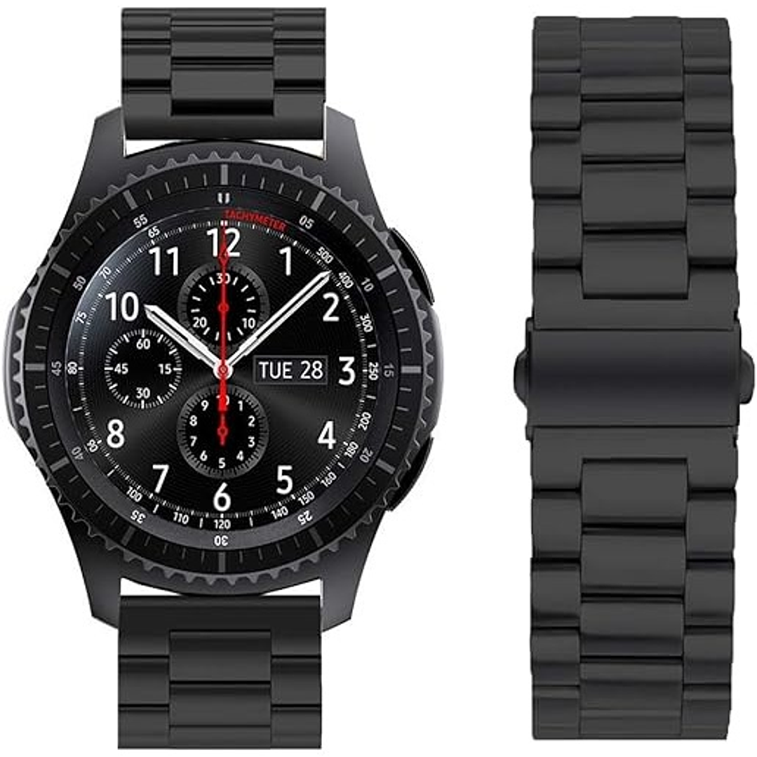 Correa Acero Inoxidable Para Huawei Gt3 Gt4 Gt5 Gt6 De 22mm 2