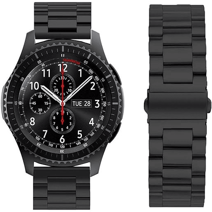 Correa Acero Inoxidable Para Huawei Gt3 Gt4 Gt5 Gt6 De 22mm 2