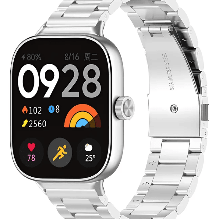 Correa De Acero Inoxidable Para Xiaomi Watch 5 Active 5 Lite / Watch 3 Active 3 Lite 2