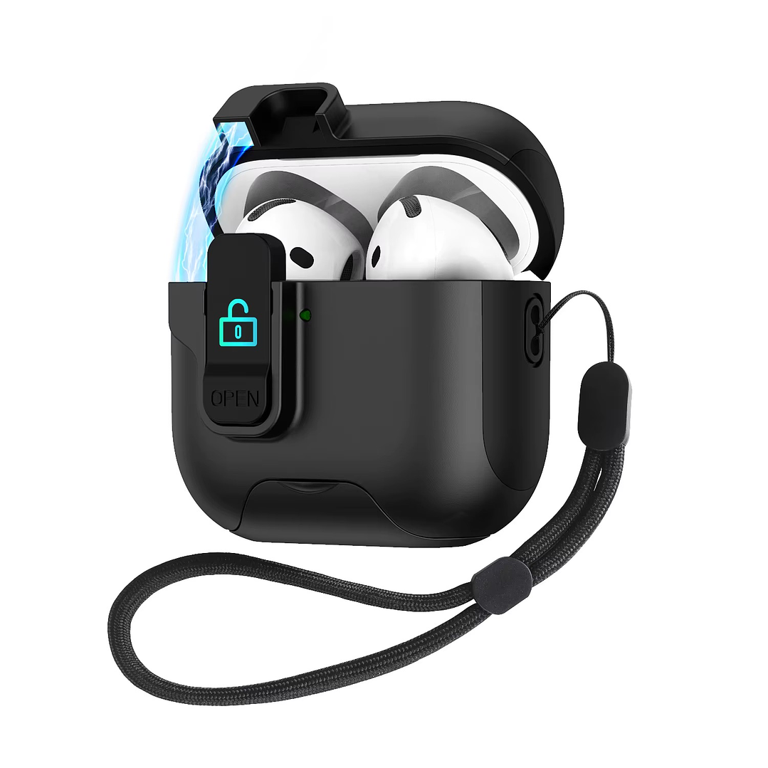 Funda Protectora Reforzada Con Bloqueo Para Airpods Pro 3 3