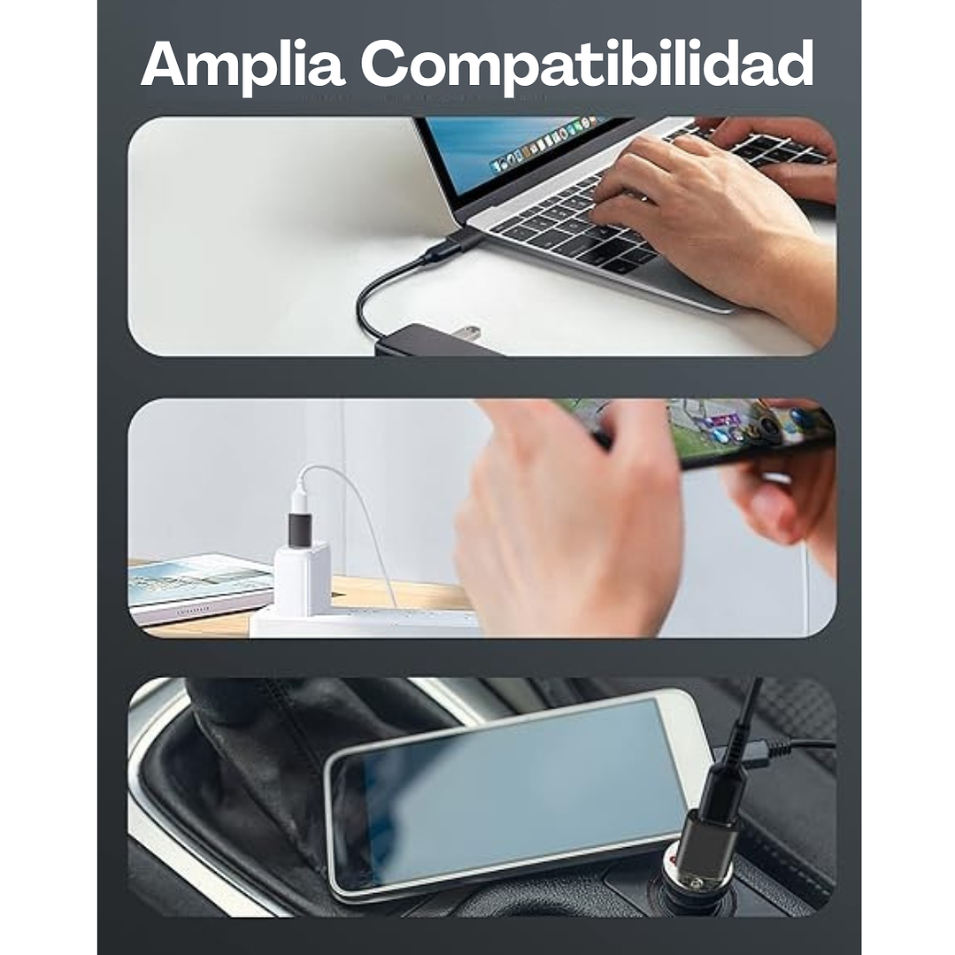 Adaptador Tipo C Hembra A USB Macho 3.0 OTG 4