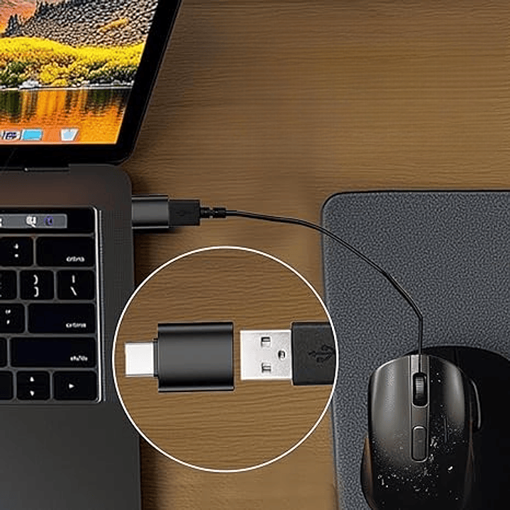 Adaptador USB Macho A Tipo C Hembra 3.0 OTG 4