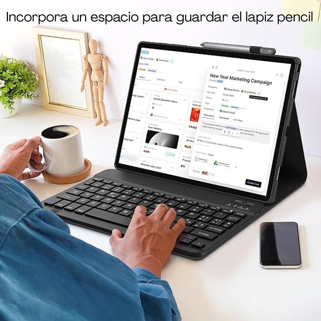 Carcasa con Teclado Para Lenovo M11 / K11 TB330FU / TB330XU 5