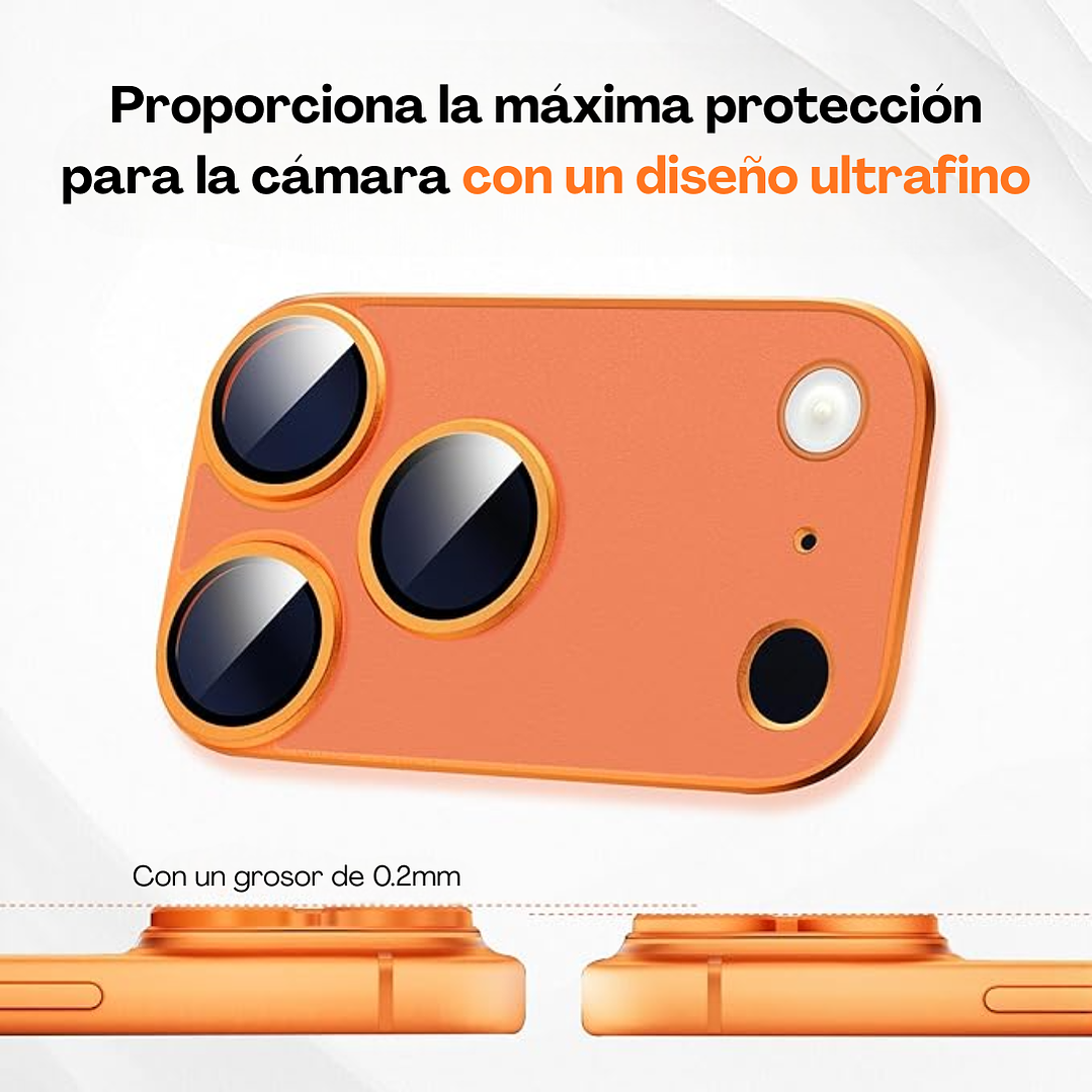 Protector De Camara Trasera Para iPhone 17 Pro Max 2