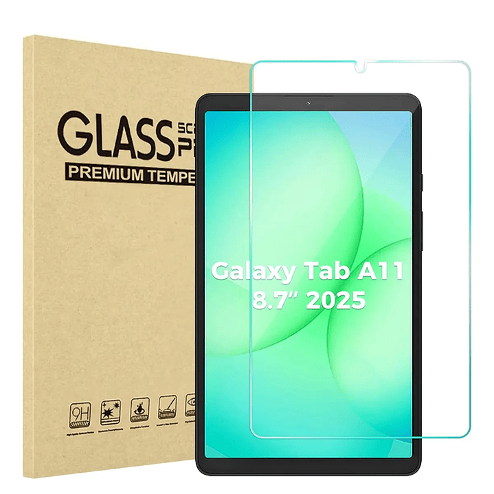 Lamina Vidrio Templado Compatible Con Samsung A11 / A9 8.7 Pulgadas 1