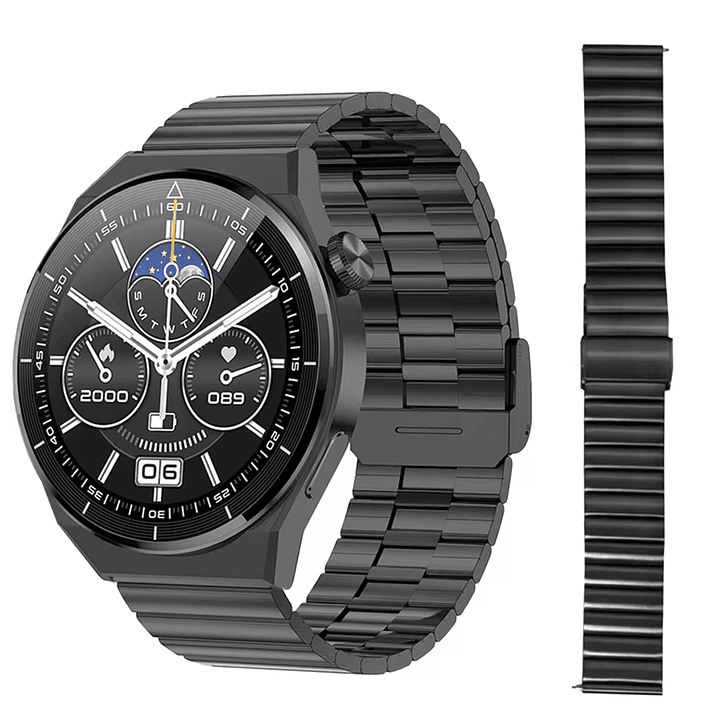 Correa Acero Inoxidable Para Huawei Gt6 Gt5 Gt4 De 22mm / Rectangular 2