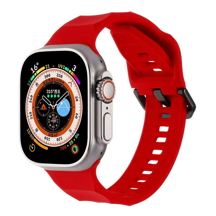 Correa Silicona Deportiva Para Apple Watch 44 / 45 46 / 49mm 4