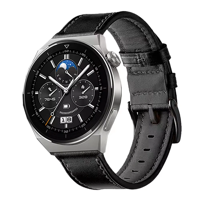 Correa de Cuero Para Huawei Samsung Amazfit Xiaomi 22MM 3
