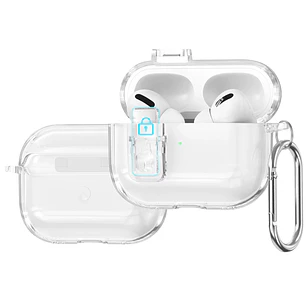 Funda Protectora Transparente Reforzada Para Airpods 4