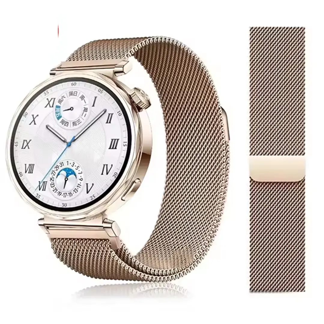 Correa Metalica Cierre Magnetico Para Huawei Watch Gt6 41mm 1