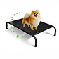 Cama Elevada Para Mascotas Perros Gatos Talla S Negro Talla S / Negro - Miniatura 1
