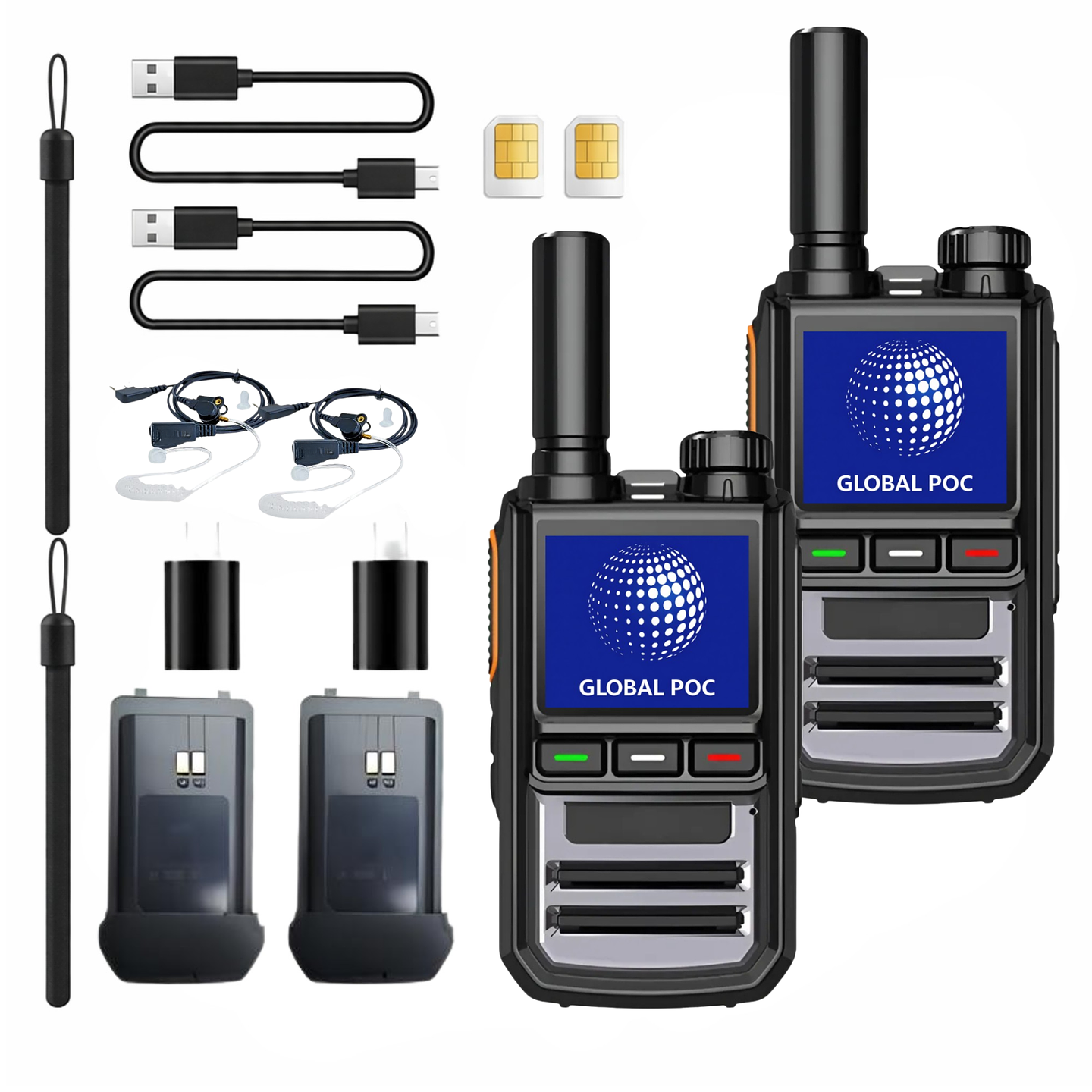 2 Radio Global POC GP220 4g Licencia 1