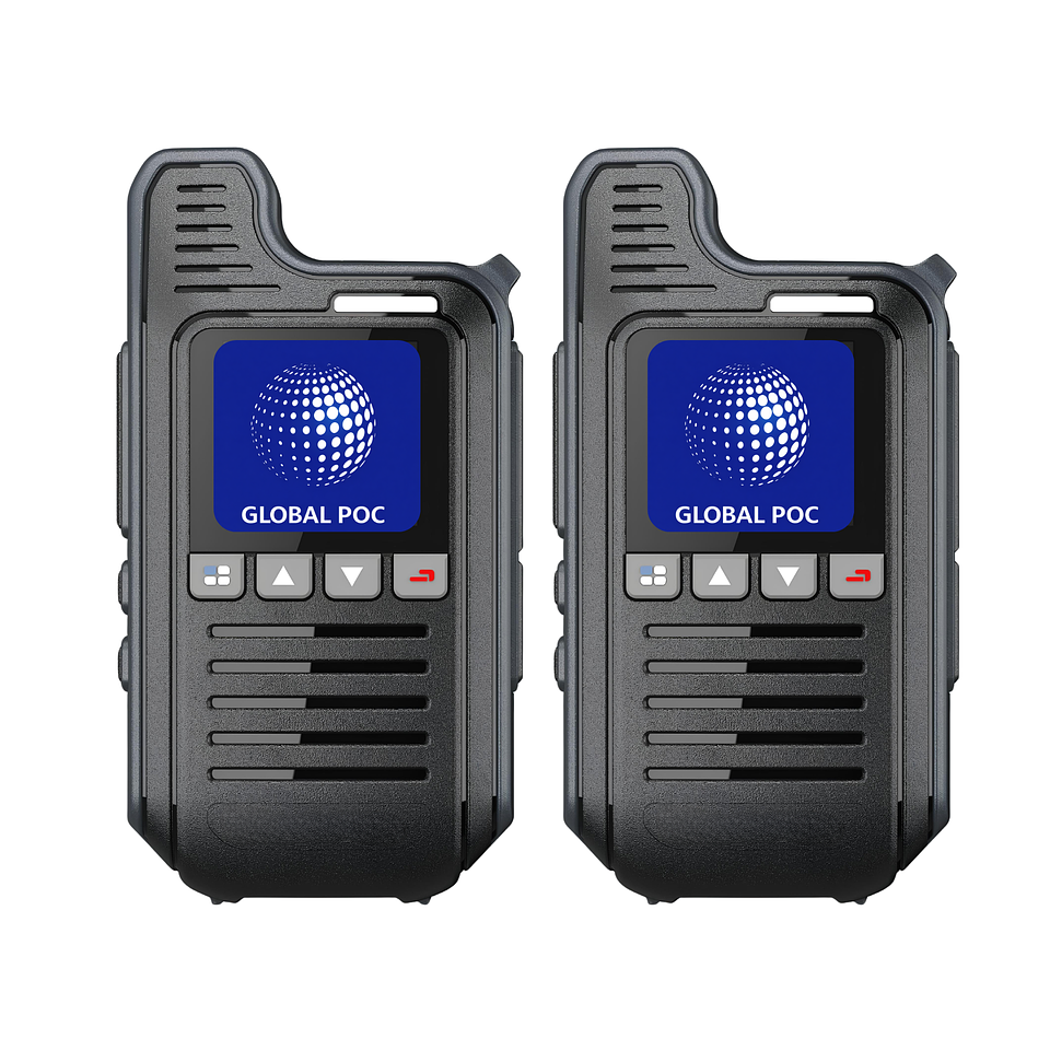 2 Radios Global POC GP68 4g  Licencia 1