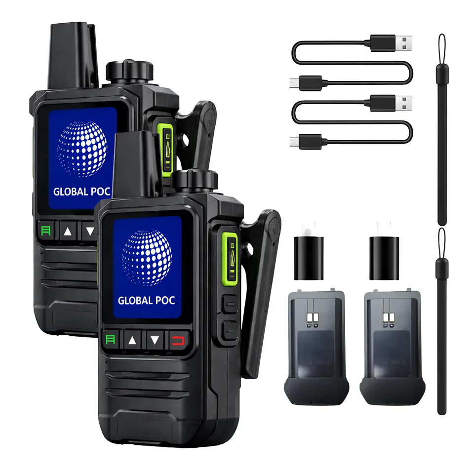 2 Radios Global POC GP-K6 4g  Licencia 3